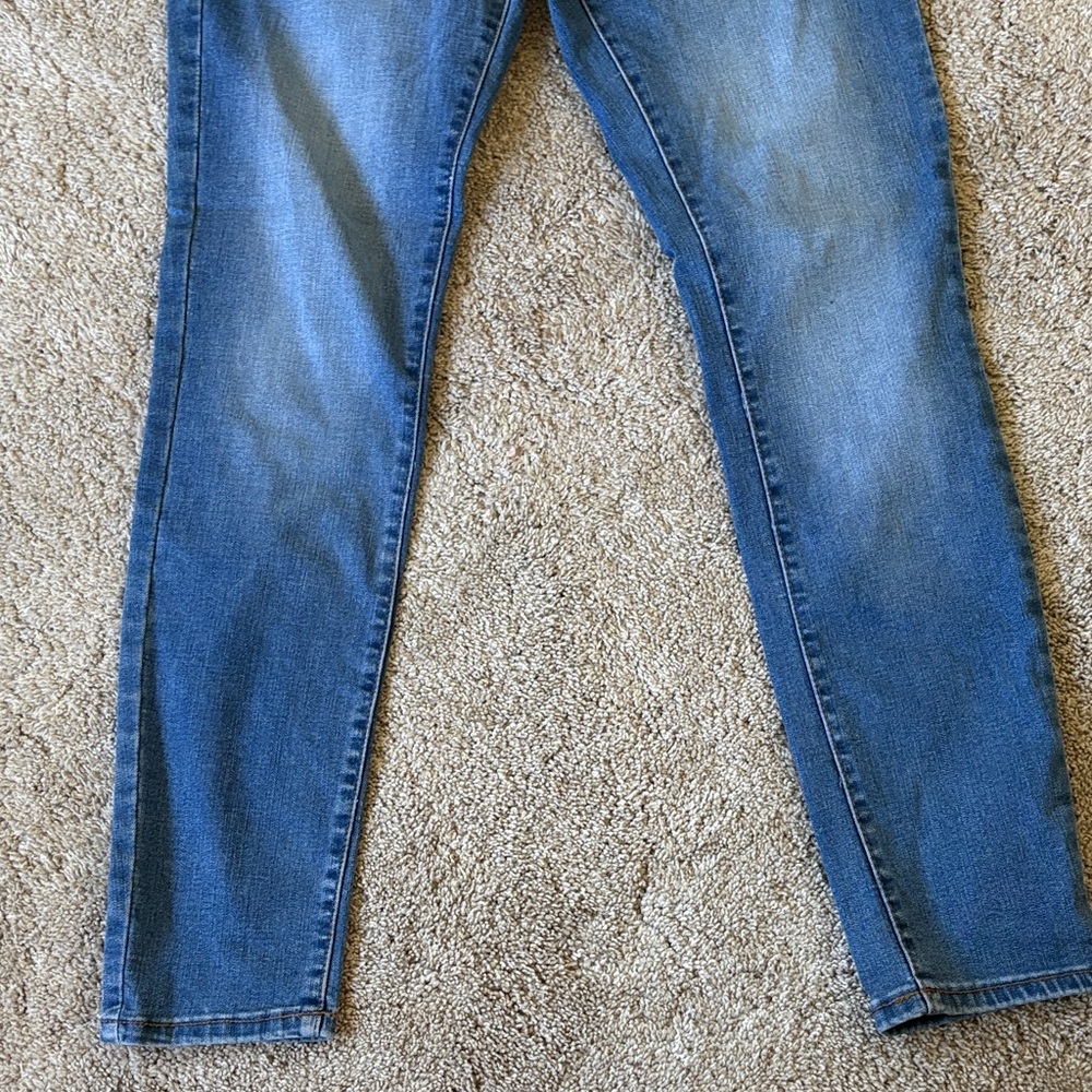 Aeropostale Women's Blue Low Rise Skinny Jeans - Picture 3 of 4